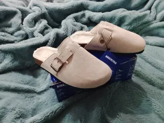 Birkenstock Boston Tam 38 Bege