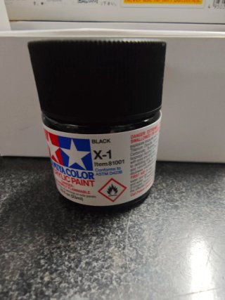 Tamiya X-1 Nero black 23ml