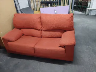 Sofá 2 plazas naranja