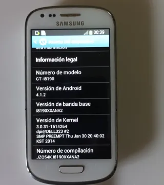 Teléfono Samsung Blanco