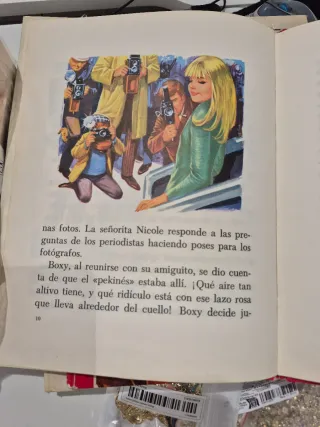 2 libros colección rojo y azul de Nacho