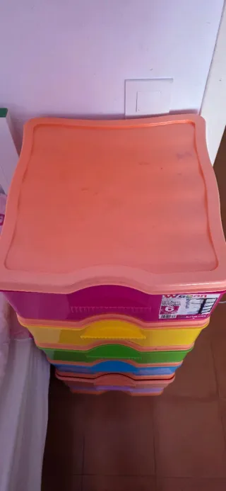 Armario Wagon 6 cajones plástico