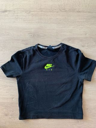 Camiseta Nike Air Negra y Verde