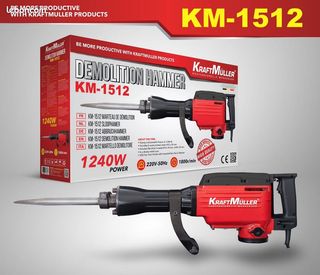 Martillo Demoledor KraftMuller KM-1512 1240W