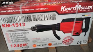Martillo Demoledor KraftMuller KM-1512 1240W