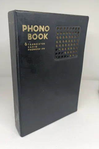 Radio Tocadiscos Phono Book Negro