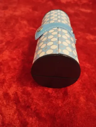 Estuche Maquillaje de viaje Vintage Negro y Turque