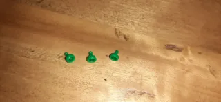 Barbie Anni 80 Parure Orecchini Anello verdi