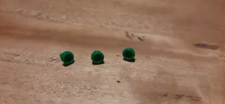 Barbie Anni 80 Parure Orecchini Anello verdi