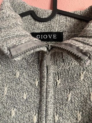 Chaqueta GIOVE lana hombre gris
