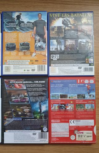 Lote caratulas PS2, PS3 y Wii