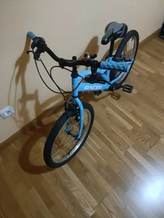 Bicicleta infantil azul Racer