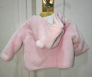 Abrigo rosa bebé 1-3 meses El Corte Inglés