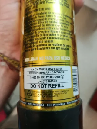 N2O Premium Gold Cream Gas