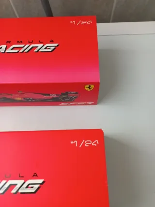 2 Coches F1 Ferrari Burago 1:24