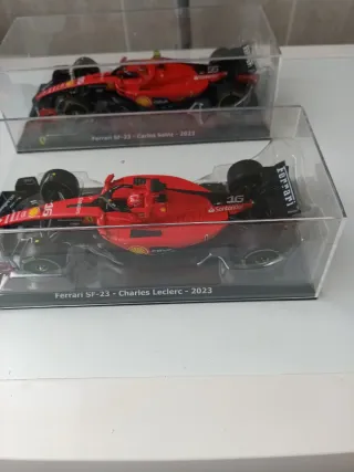 2 Coches F1 Ferrari Burago 1:24