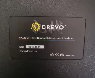 Teclado DREVO RGB Negro