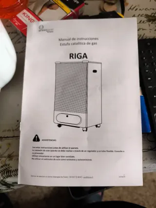 Estufa catalítica Favex negra