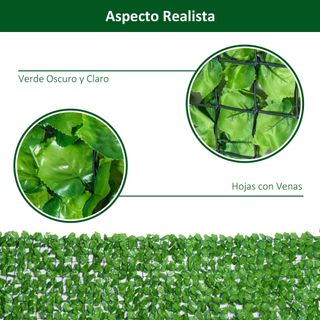 Siepe Artificiale in Rotolo 3x1m per Recinzione Balcone