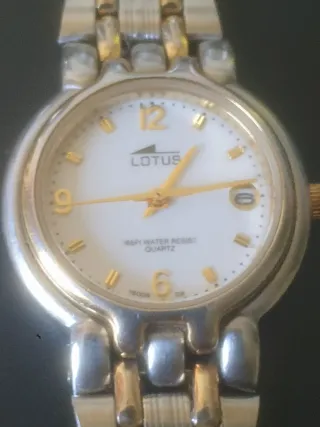 Reloj Lotus Mujer Oro y Plata