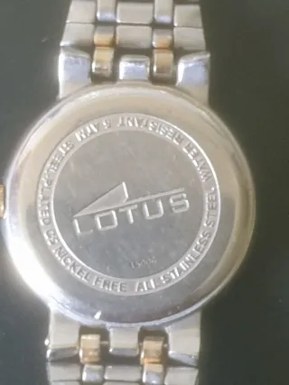 Reloj Lotus Mujer Oro y Plata