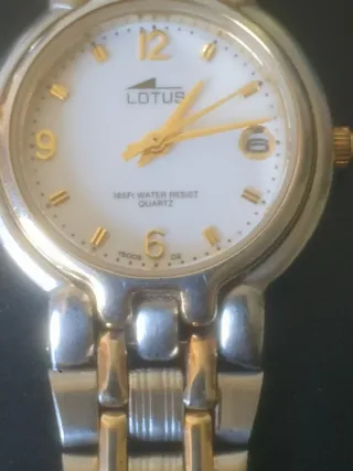 Reloj Lotus Mujer Oro y Plata