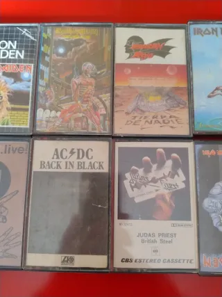 Lote Cintas Cassette Heavy Metal