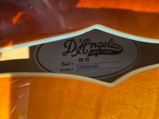 Guitarra D'Angelico Excel SS Zurda