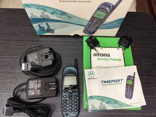 Motorola Timeport Caja y Accesorios