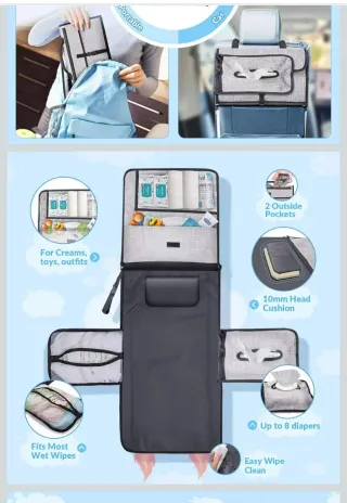 Cambiador portátil bebé XL impermeable