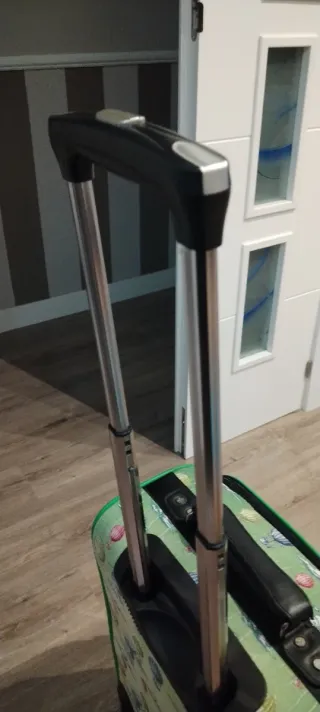 Maleta de viaje con paisaje