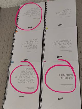 Libros primer semestre Ilerna