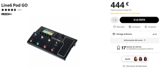 Line 6 Pod GO Multiefectos Guitarra/Bajo