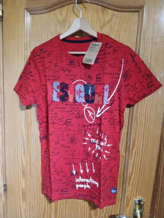 Camiseta Desigual S Roja