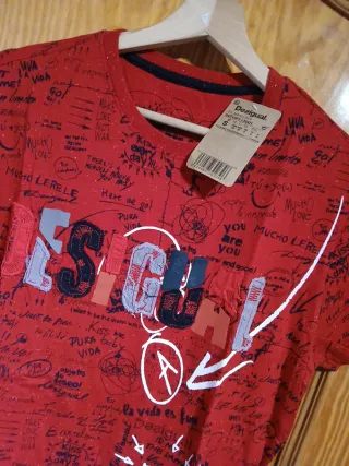 Camiseta Desigual S Roja