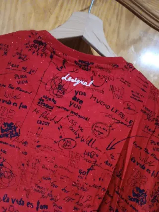 Camiseta Desigual S Roja