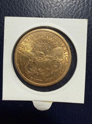 Moneda Oro USA Liberty 20 Dólares 1877