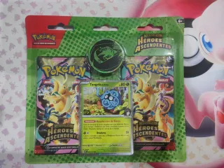 Blister Pokemon Héroes Ascendentes con Moneda