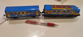 Tren renfe, juguete vintage. 1970