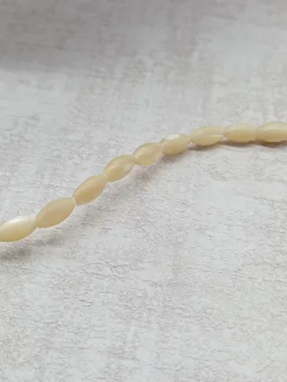 Collar Nácar y Plata 925 Vermeil Corazón