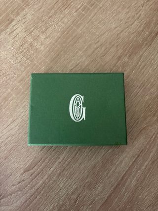 Tarjetero Goyard Azul y Blanco