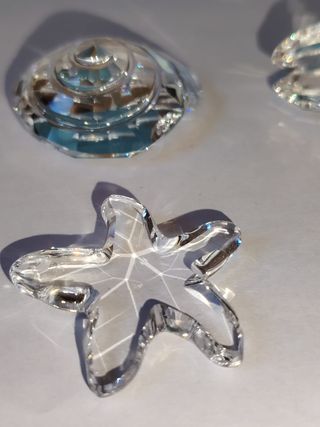 Set 4 Cristalli Swarovski Conchiglie Stella Marina