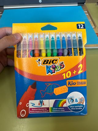 Rotuladores BIC Kids 12 colores sin estrenar