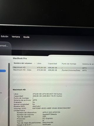 MacBook Pro 16 i9 32GB RAM 8GB Gráfica 2019 512gb