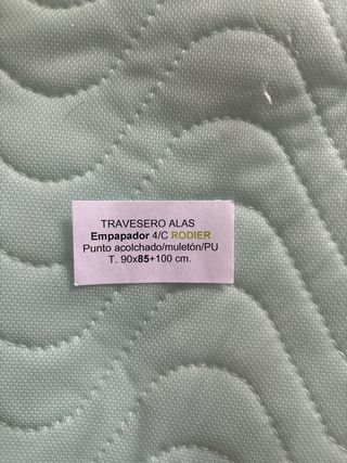 Travesero/Empapador para cama de 90