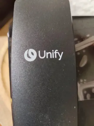 Teléfono de oficina Unify negro