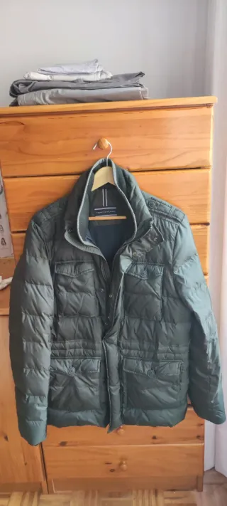 Parka Tommy Hilfiger verde Talla S