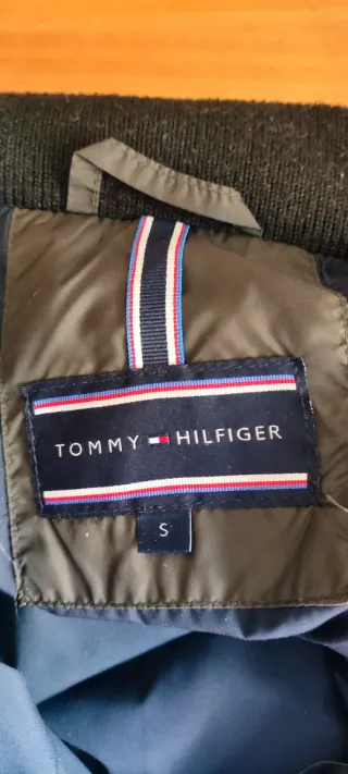Parka Tommy Hilfiger verde Talla S