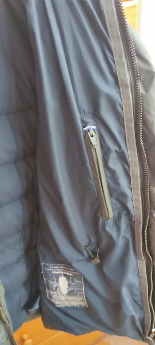 Parka Tommy Hilfiger verde Talla S