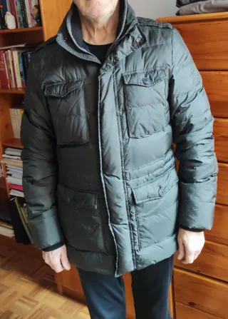 Parka Tommy Hilfiger verde Talla S